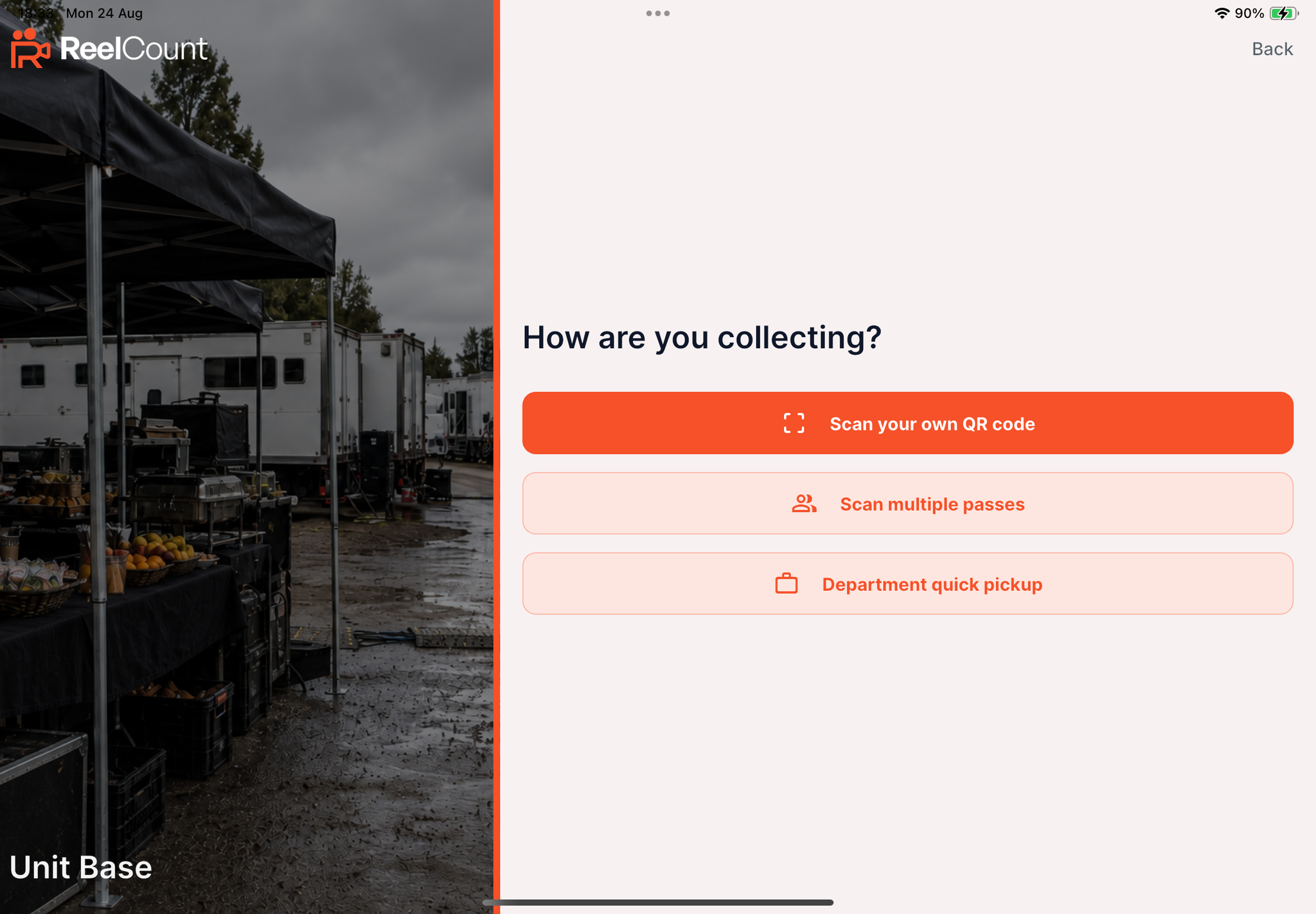 How are you collecting options on the scanner